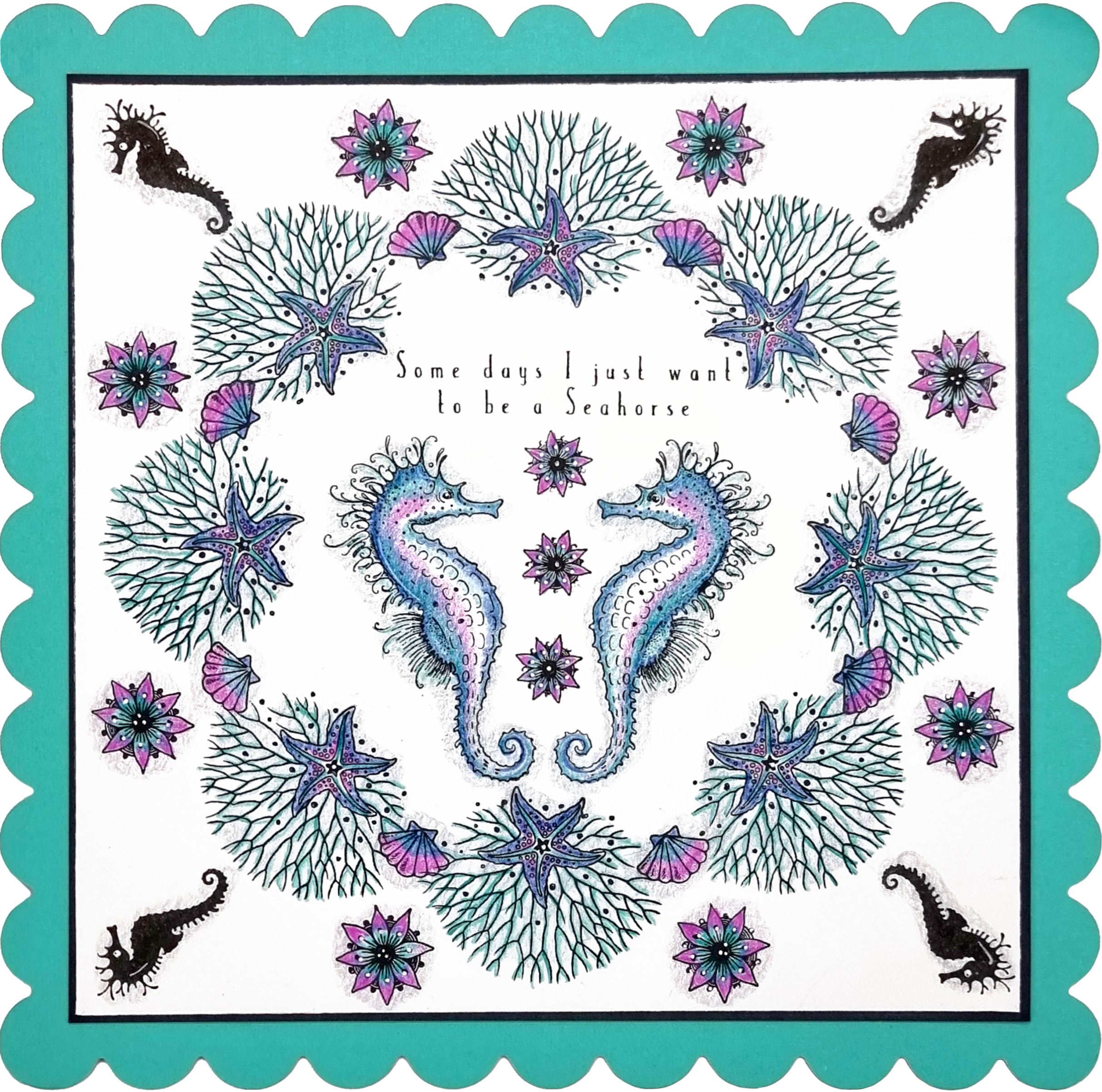 Pink Ink Designs Seas The Day 6 in x 8 in Clear Stamp Set