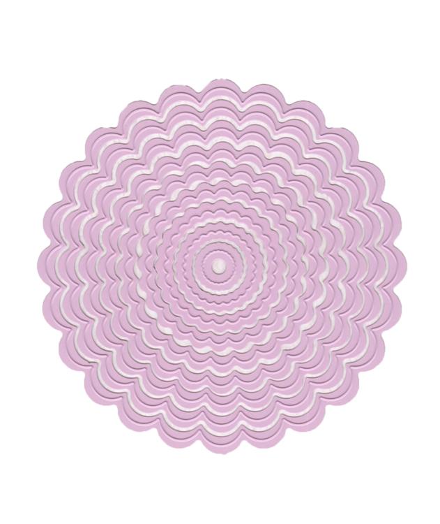 Multi Frame Die - Wavy Round (9 pcs)