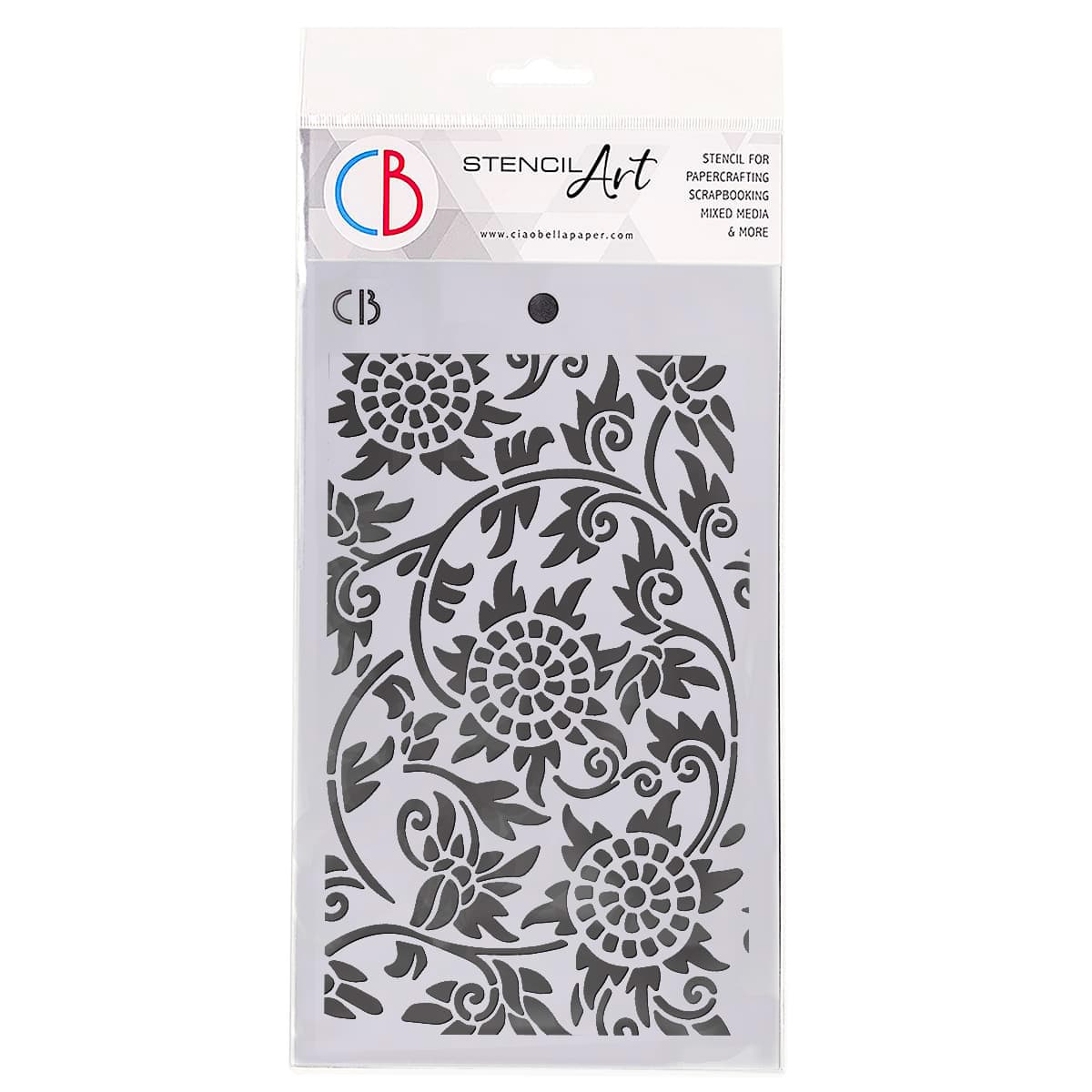 Ciao Bella Texture Stencil 5"x8" Palenque