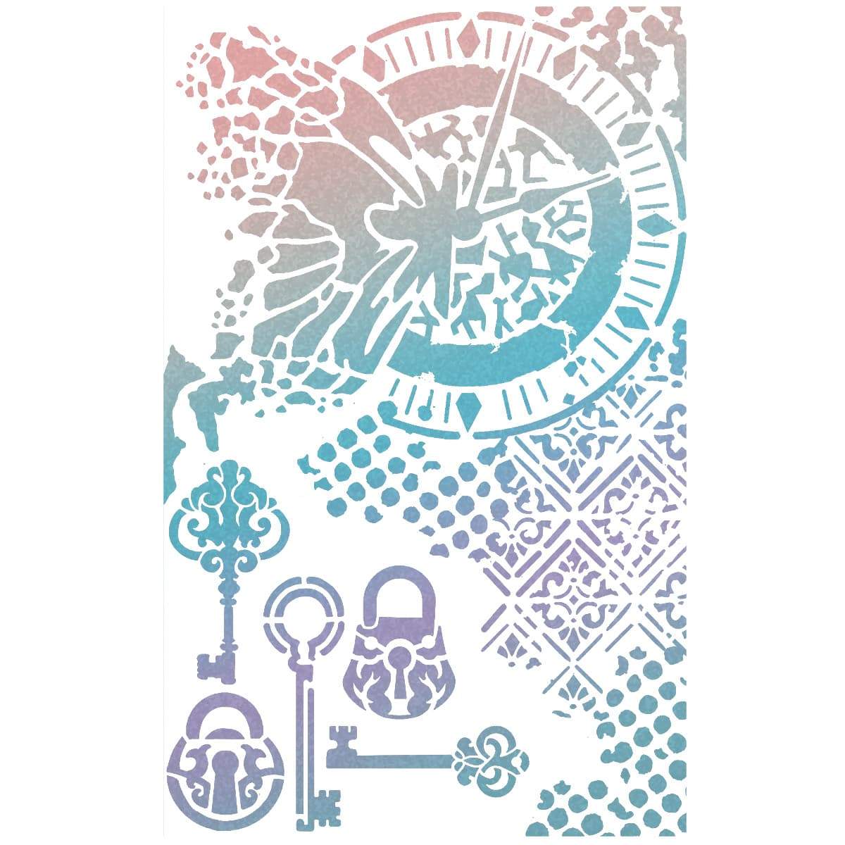 Texture Stencil 5"x8" Unstoppable