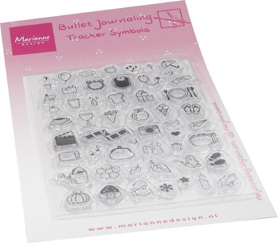 Marjoleine's Bujo - Tracker Symbols Clear Stamps