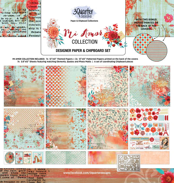 3Quarter Designs - Scrapbook Collection - Mi Amor