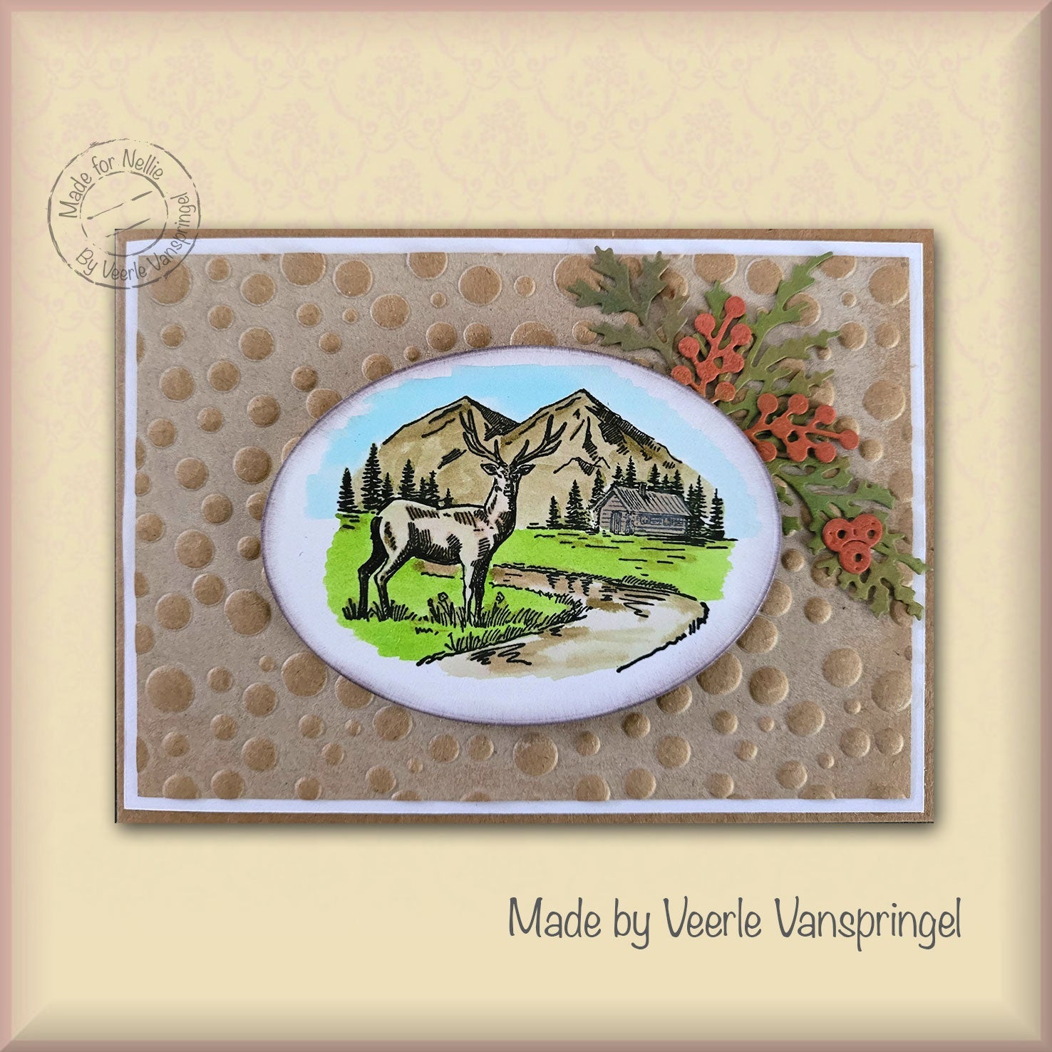 3D Embossing Folder Square - Snow