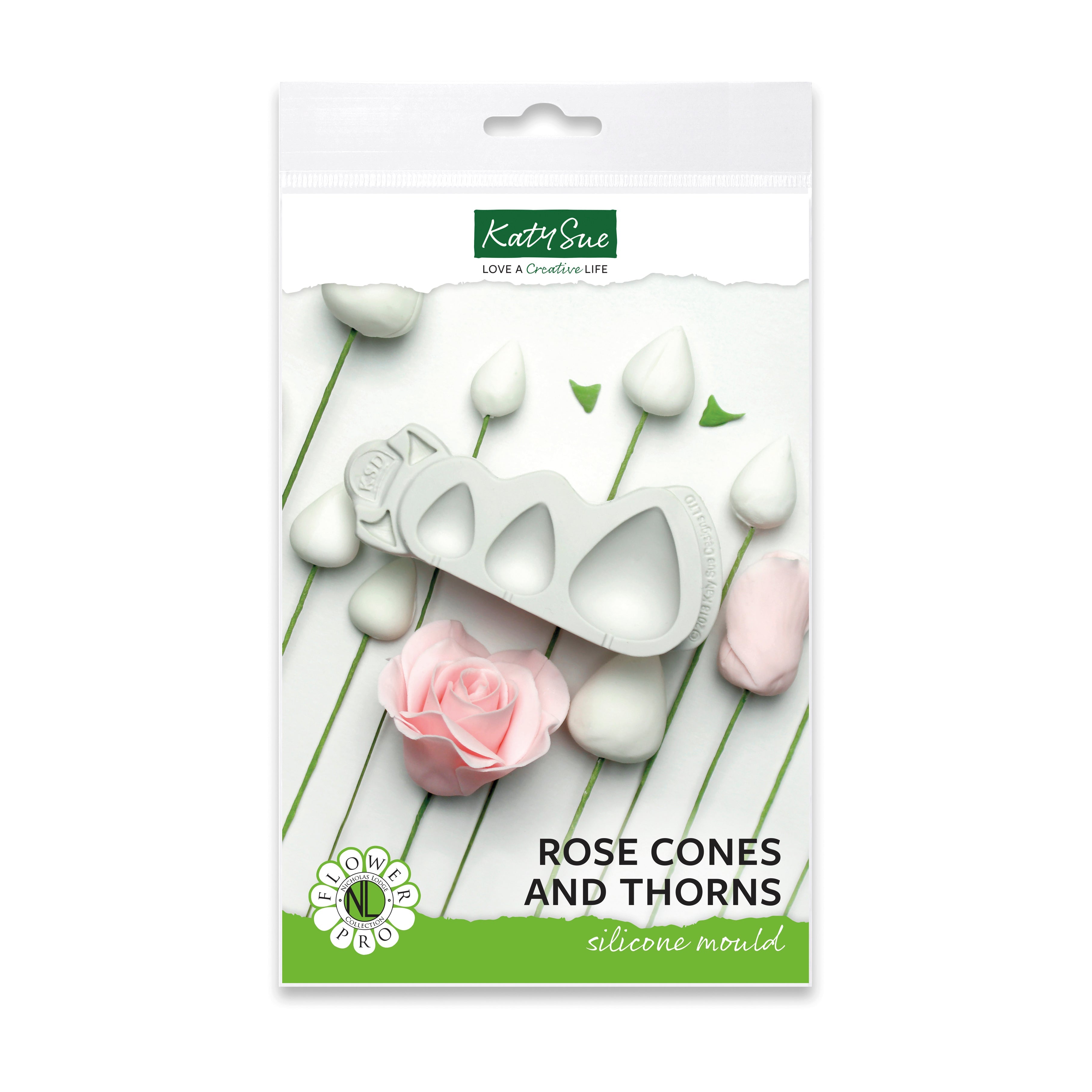 Flower Pro Rose Cones and Thorns Silicone Mould