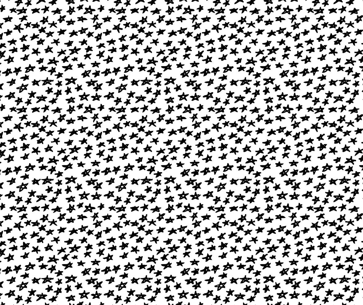 Mixed Media Stamp 5.5 x 6.5 Stars