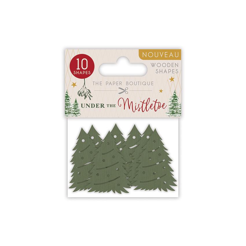 The Paper Boutique Under the Mistletoe Wooden Shapes