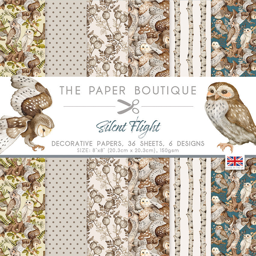 The Paper Boutique Silent Flight 8x8 Paper Pad