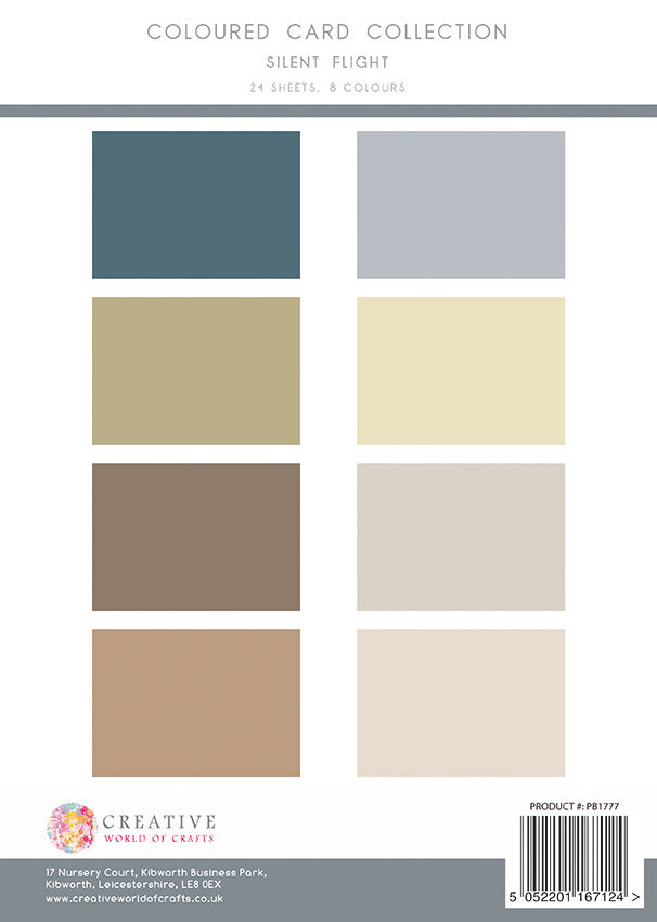 The Paper Boutique Silent Flight Colour Card Collection