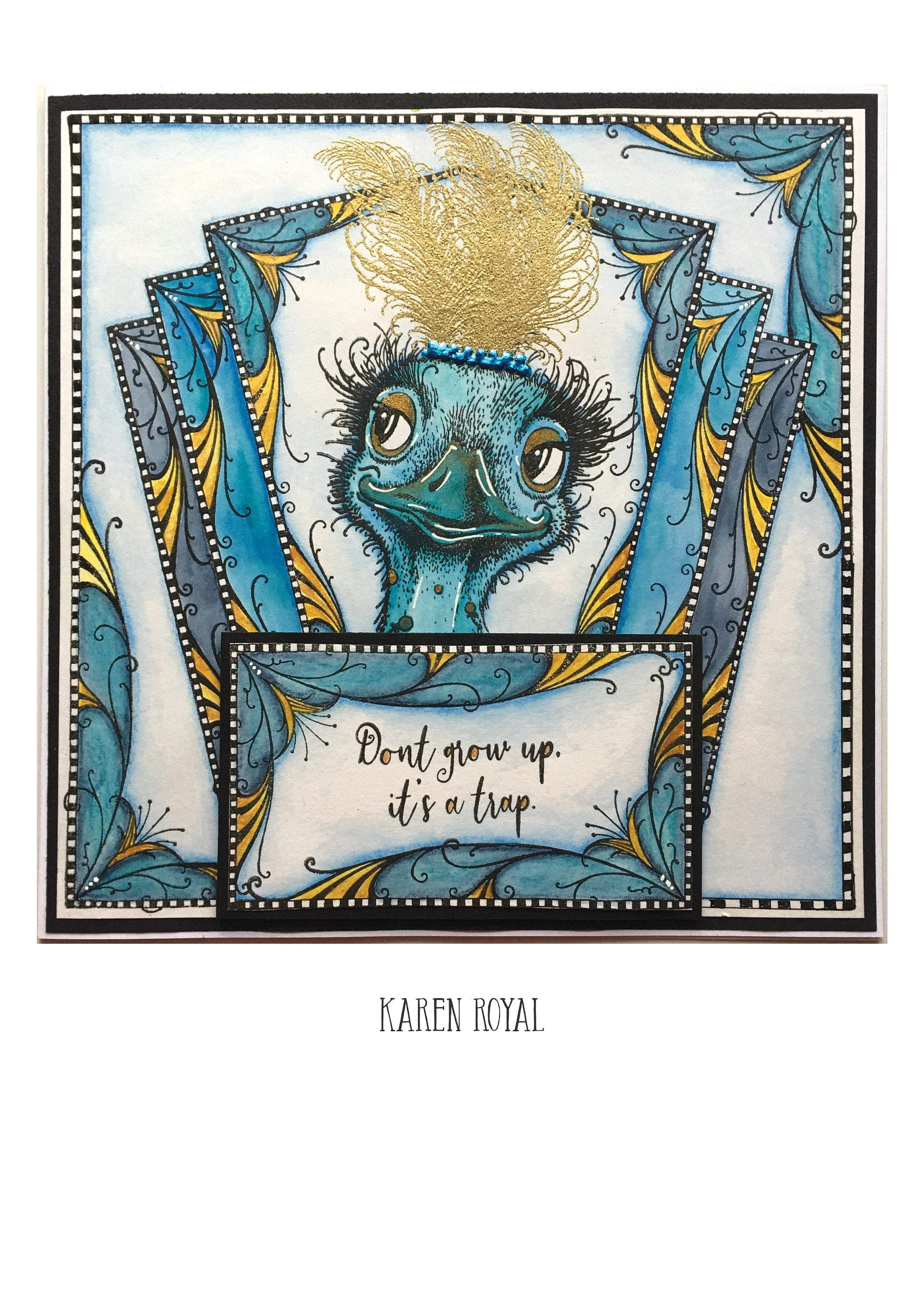 Elegance A5 Clear Stamp Set