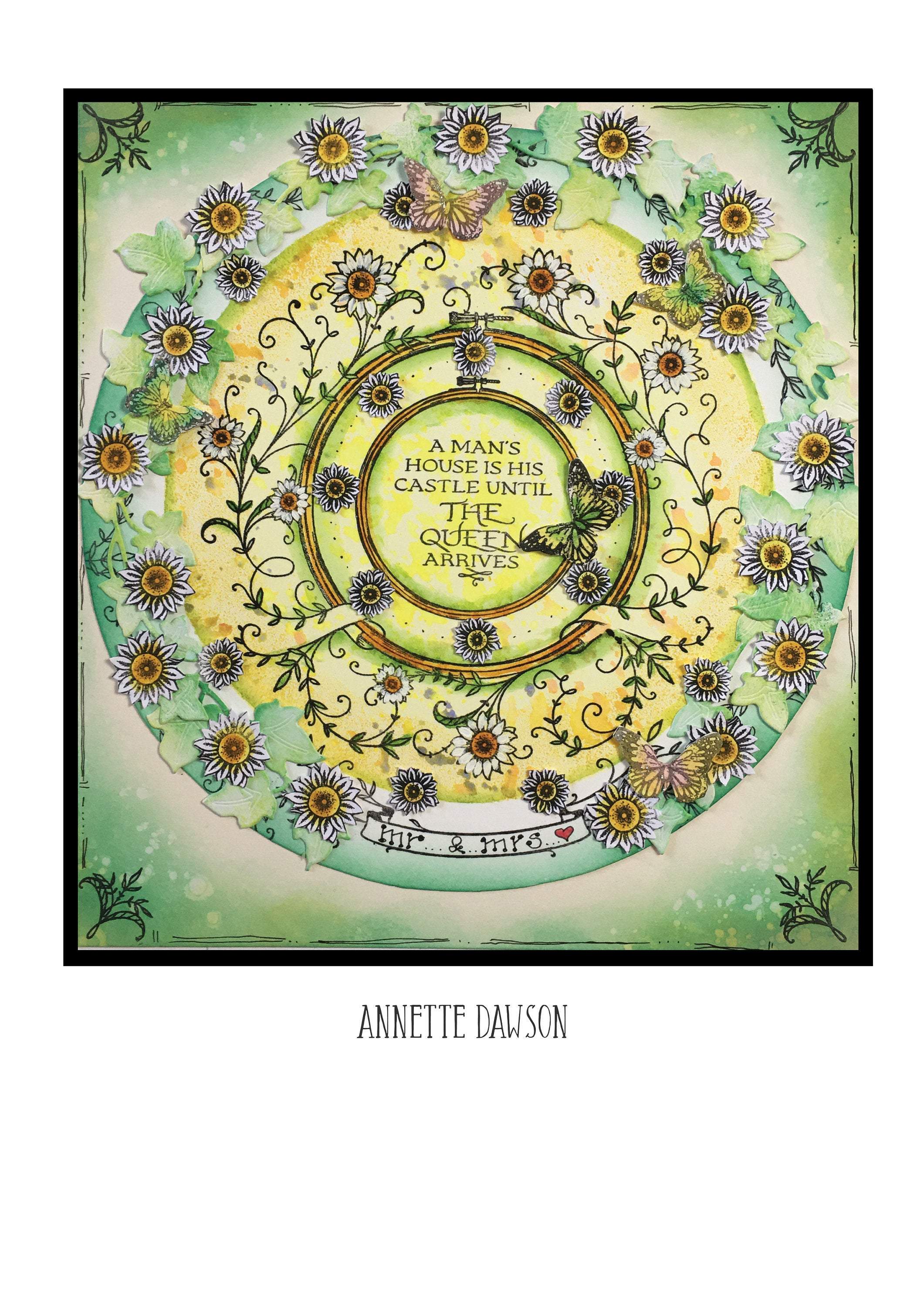 Summer Hoop A5 Clear Stamp Set