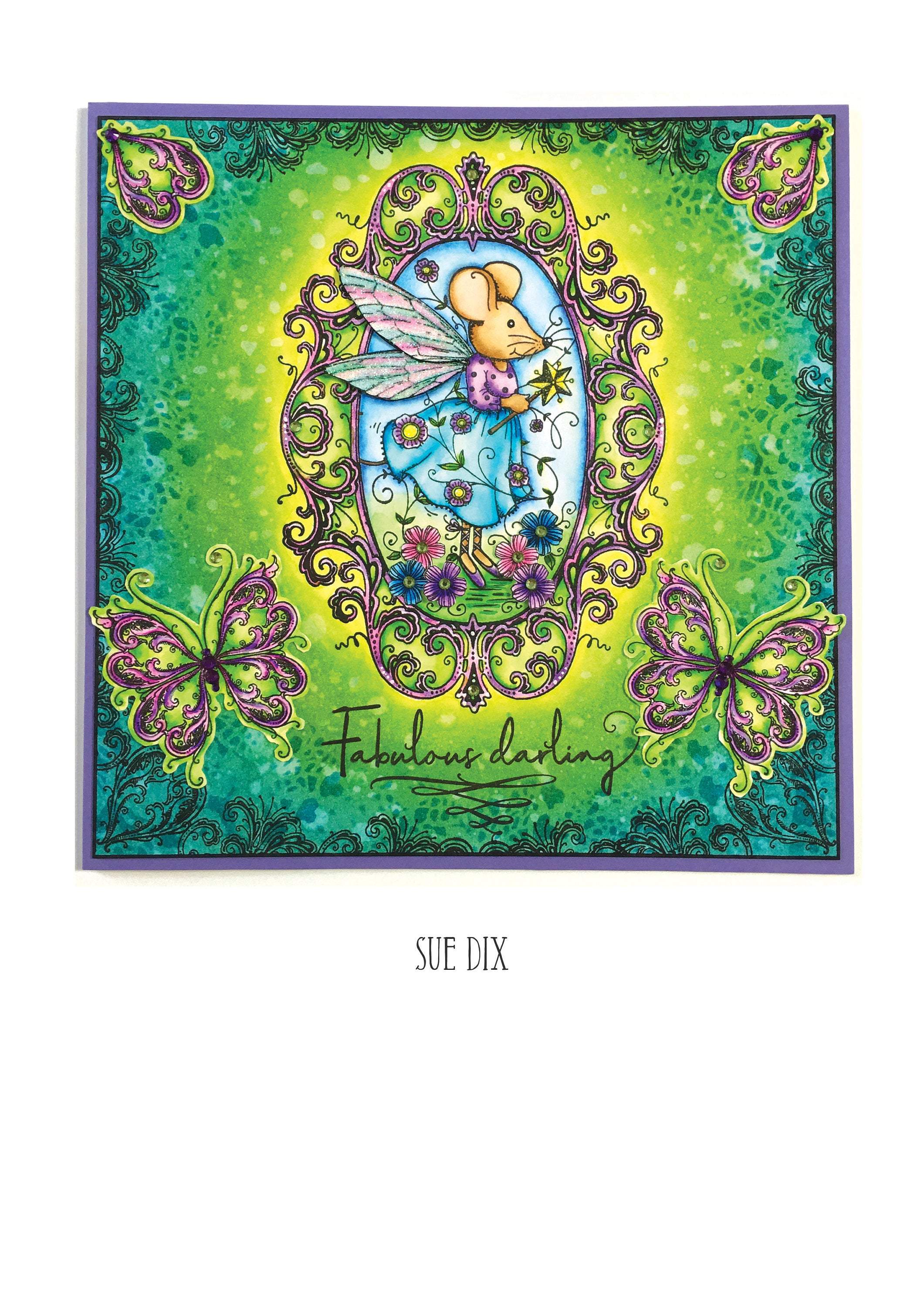 Decadance A5 Clear Stamp Set