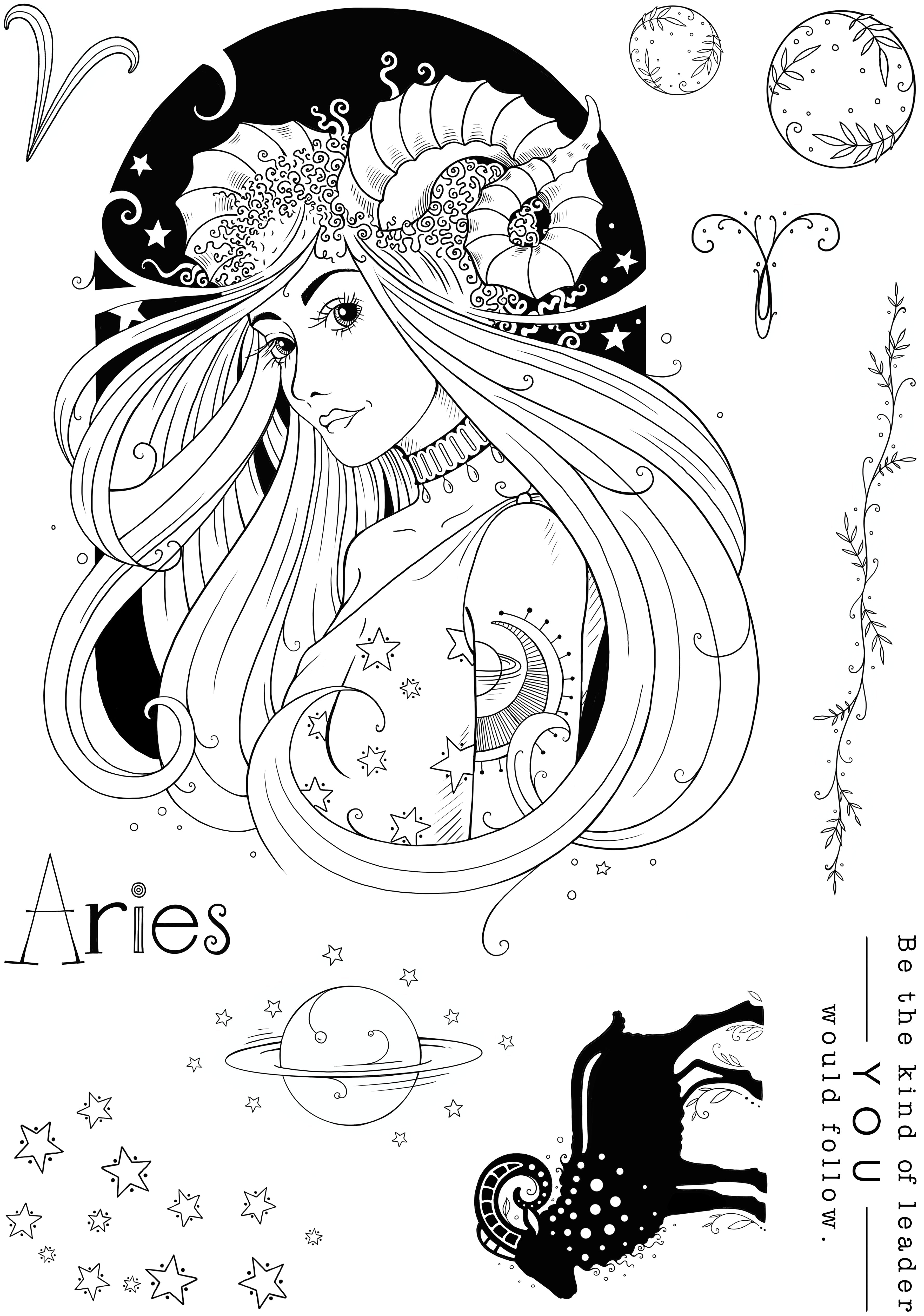 Pink Ink Designs Aries Trailblazer 6 in x 8 in Clear Stamp Set