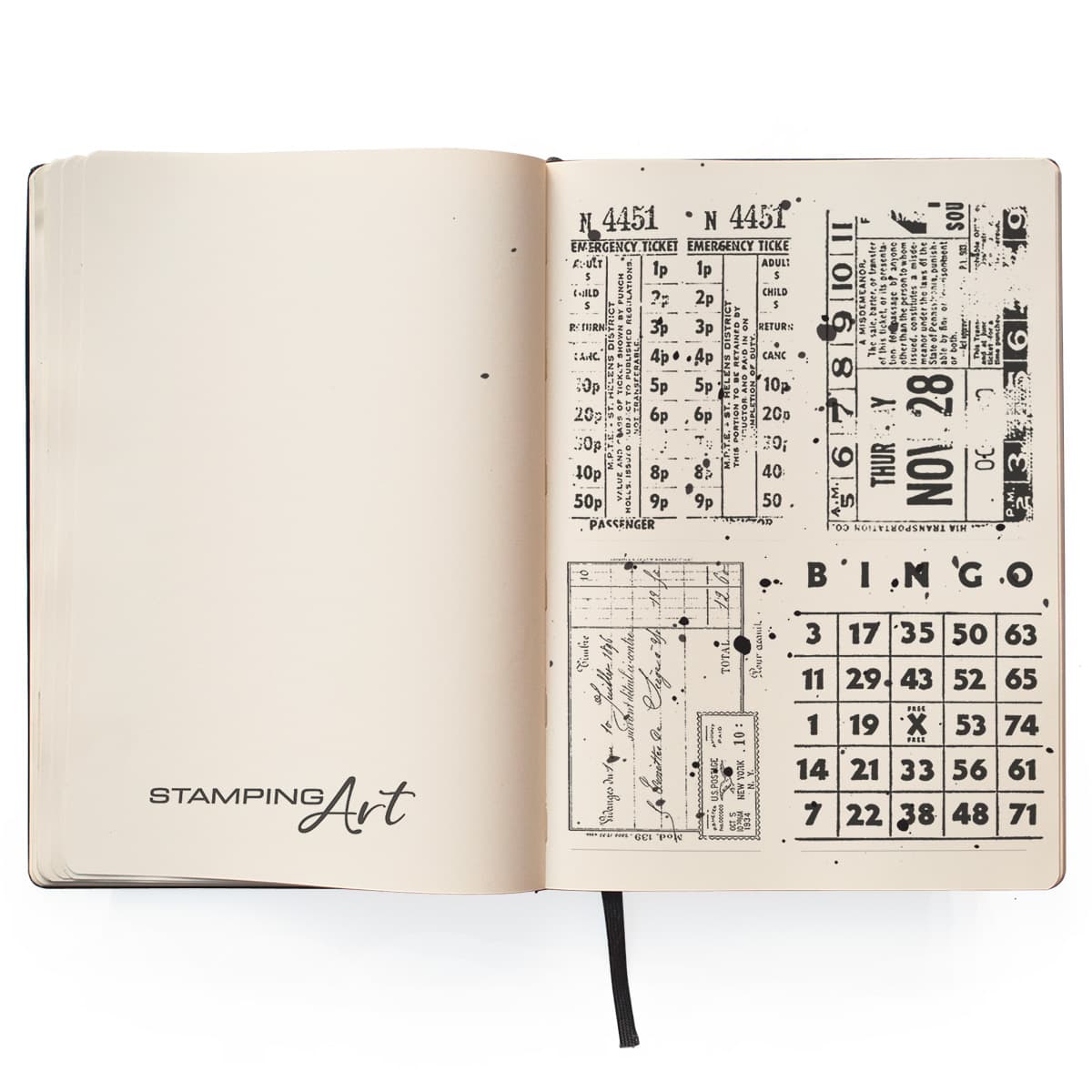 Ciao Bella Clear Stamp Set 4"x6" Home for the Holidays