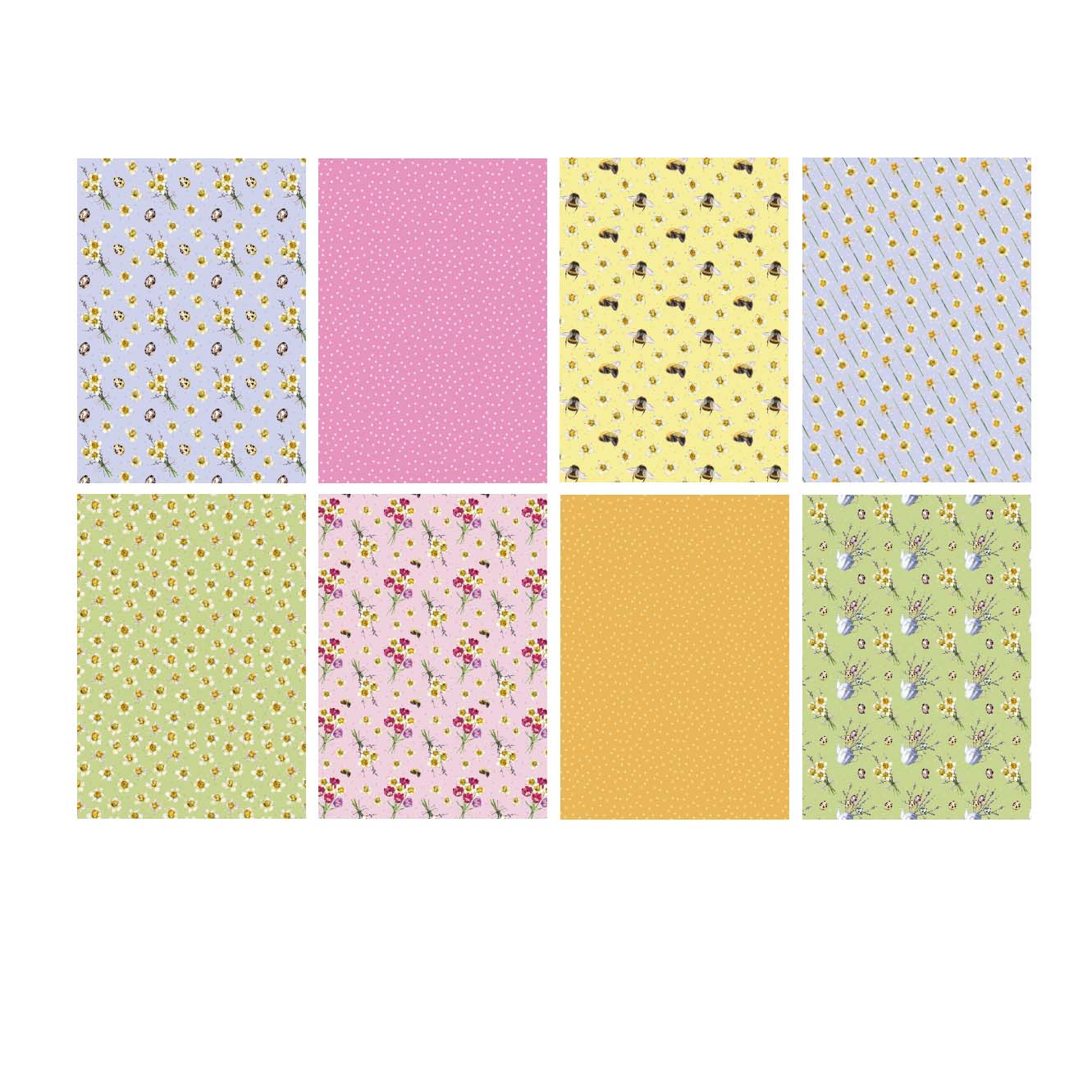 The Paper Tree Daffodil Dance A4 Backing Papers