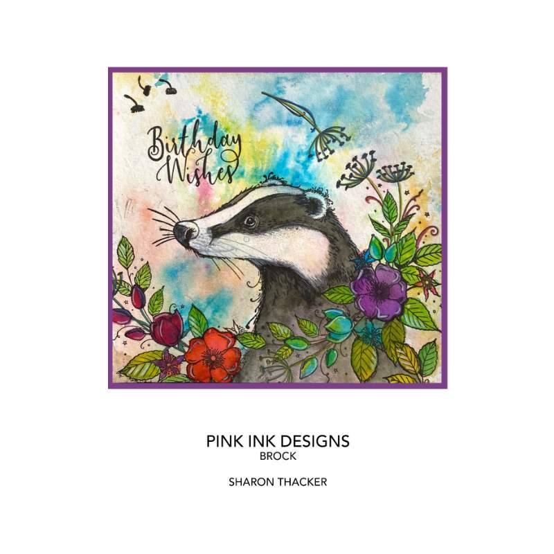 Pink Ink Designs Brock A5 Clear Stamp