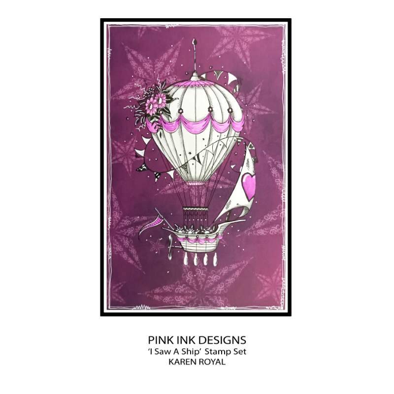 Pink Ink Designs I Saw A Ship... 6 in x 8 in Clear Stamp Set