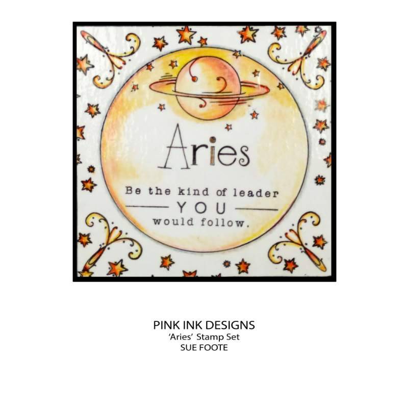 Pink Ink Designs Aries Trailblazer 6 in x 8 in Clear Stamp Set