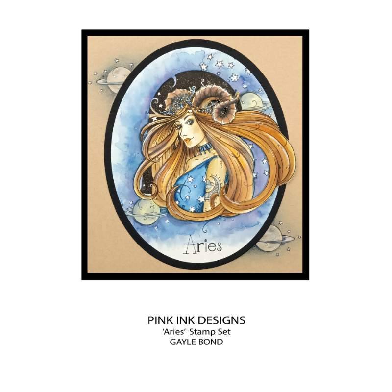 Pink Ink Designs Aries Trailblazer 6 in x 8 in Clear Stamp Set
