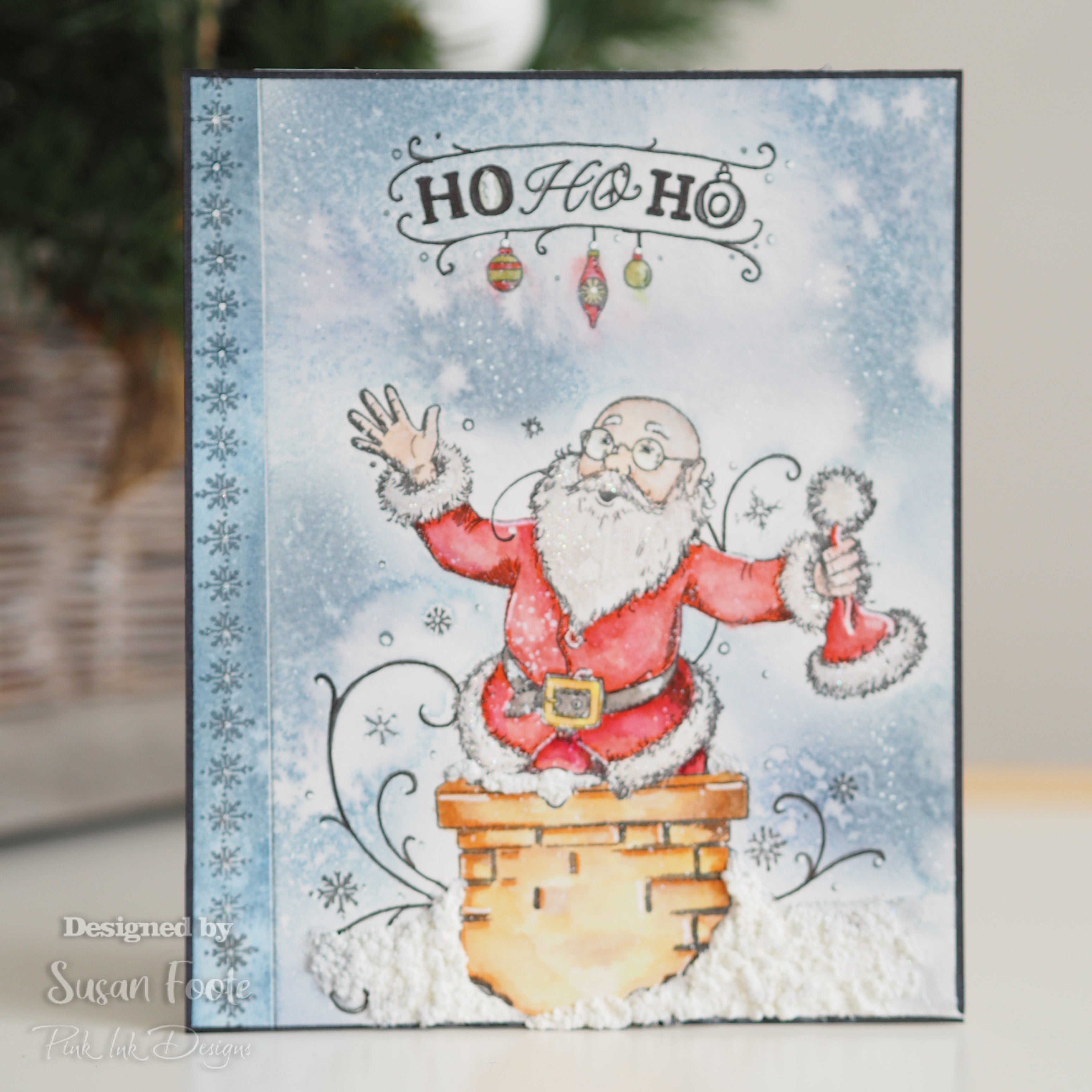 Pink Ink Designs Just Be-Claus A5 Clear Stamp