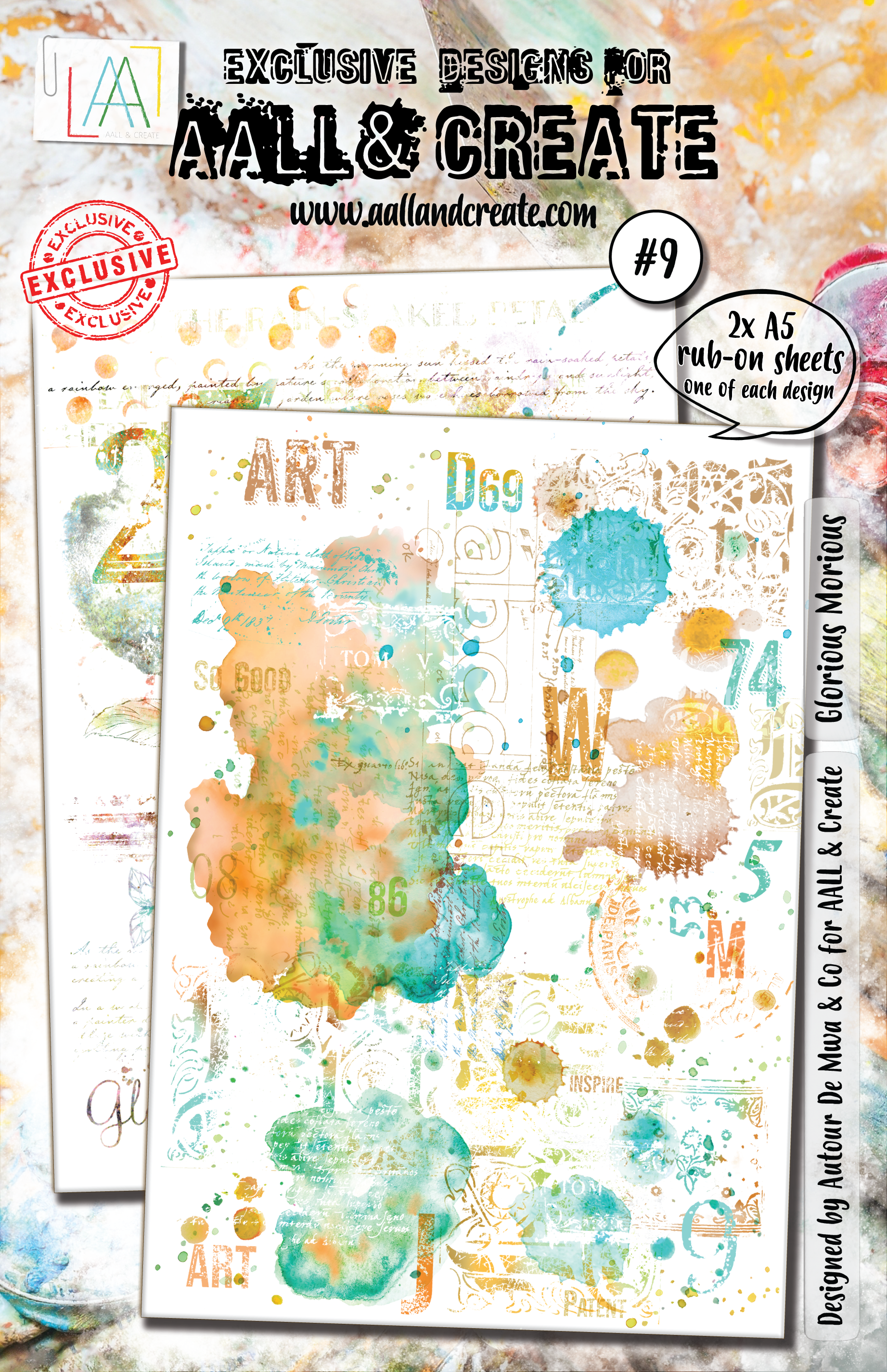 AALL and Create Rub-Ons - Glorious Morious