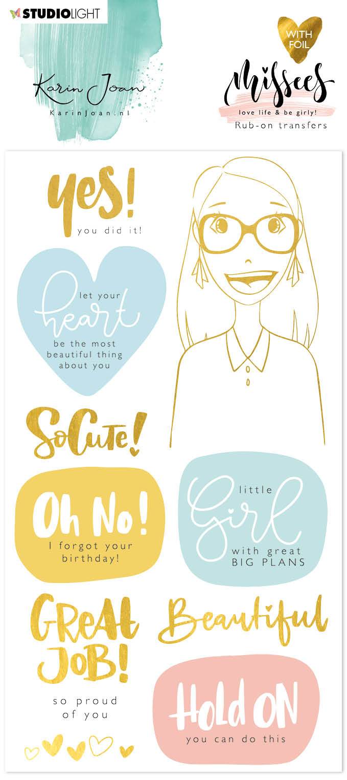 Karin Joan Rub on Sticker Missees Collection 110x210mm nr.03