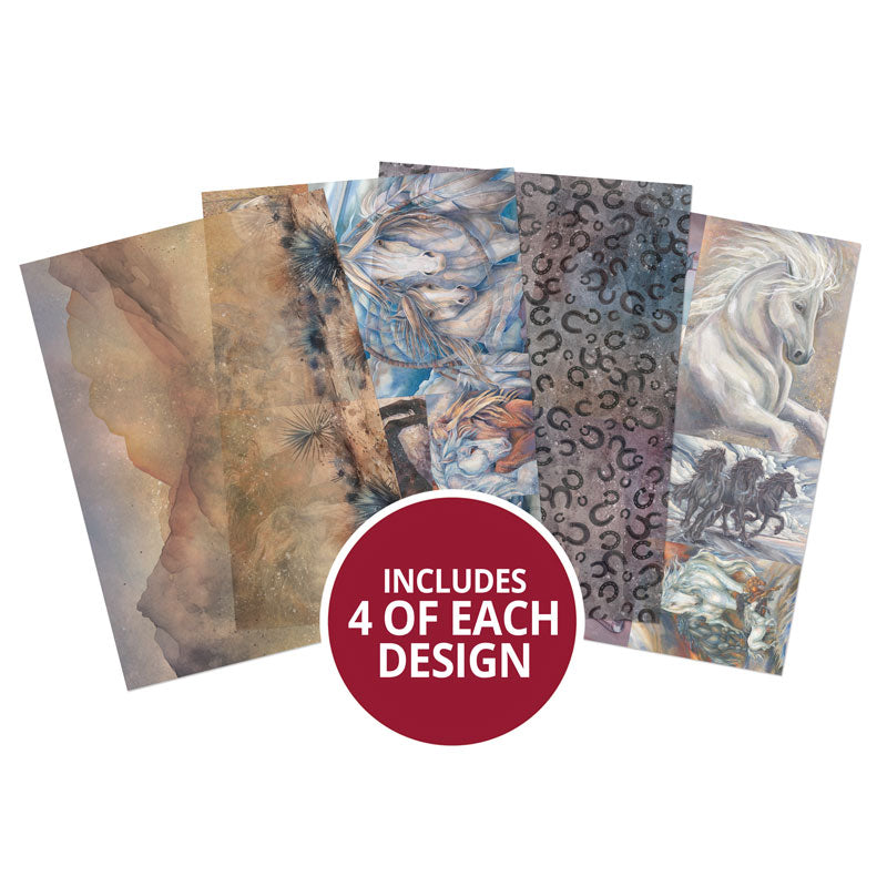 Running Free Printed Parchment