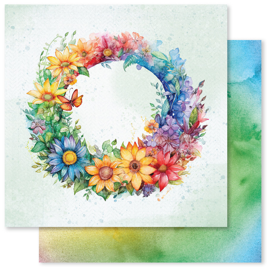 Rainbow Twirl 2.0 12x12 Paper Collection 31046