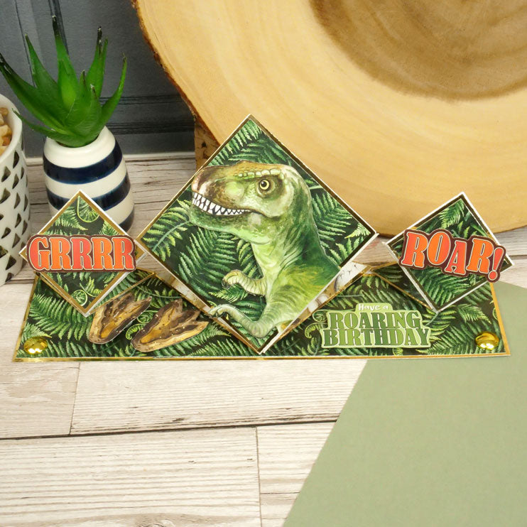 Luxury Shaped Card Blanks & Envelopes - Triple Diamond Easel