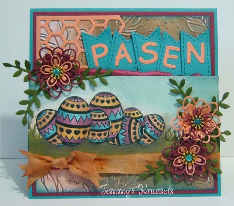 Nellie's Choice - Clear Stamp Silhouette Easter Eggs