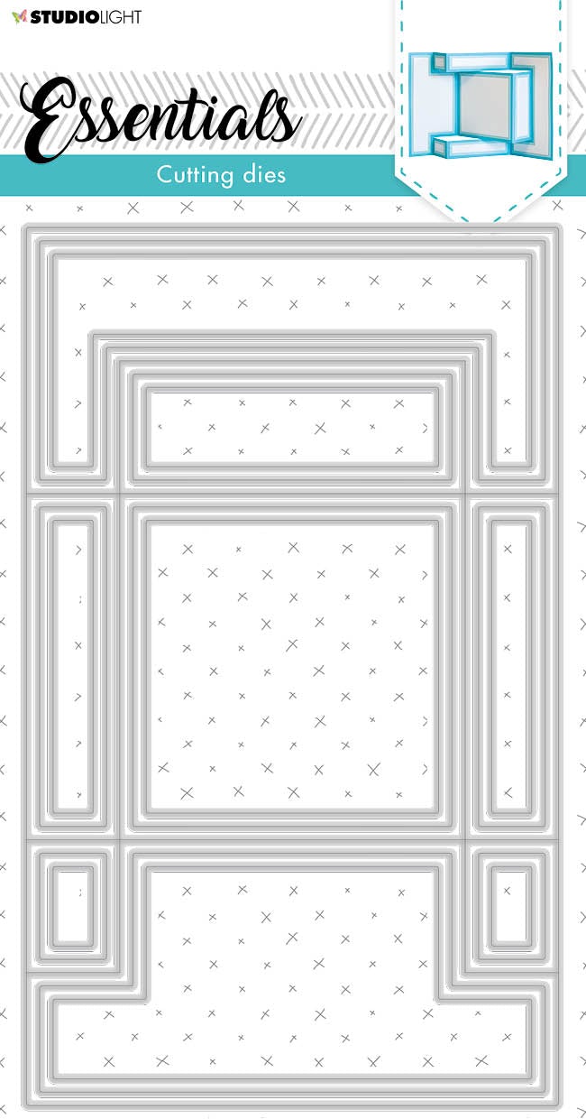 SL Cutting Die Square Essentials 166x102x1mm 1 PC nr.146