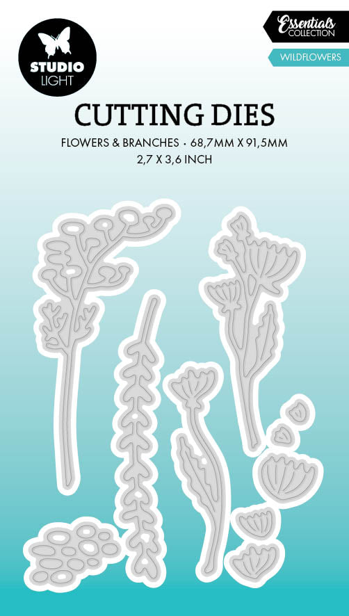 SL Cutting Die Wild Flowers Essentials 10 PC