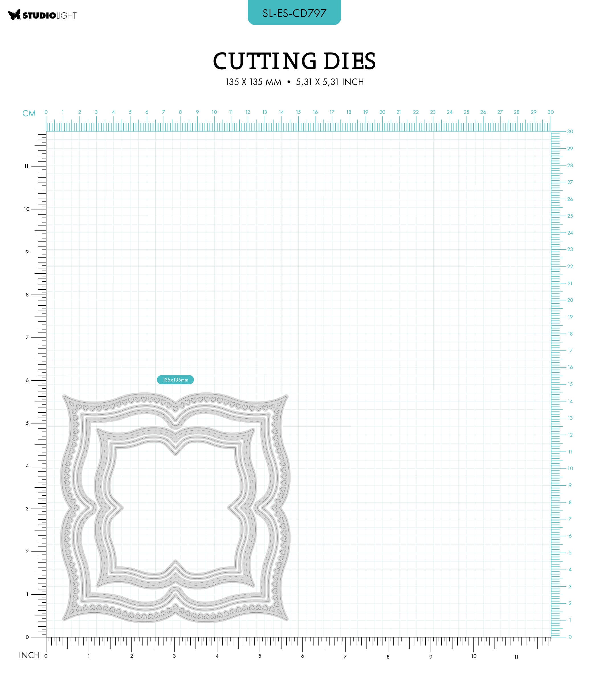 SL Cutting Dies Floral Accolade Essentials 6 PC