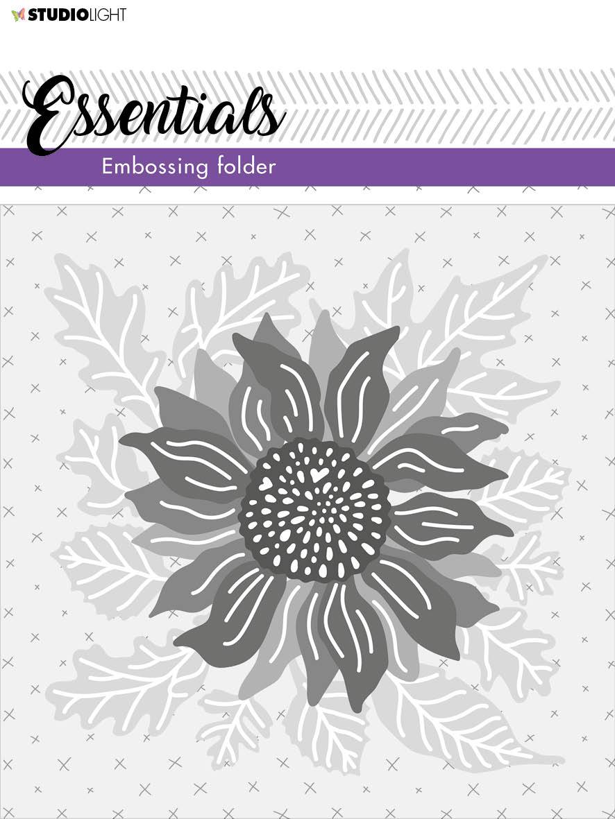 SL 3D Embossing Folder Falling Leaves Essentials 150x150mm nr.03