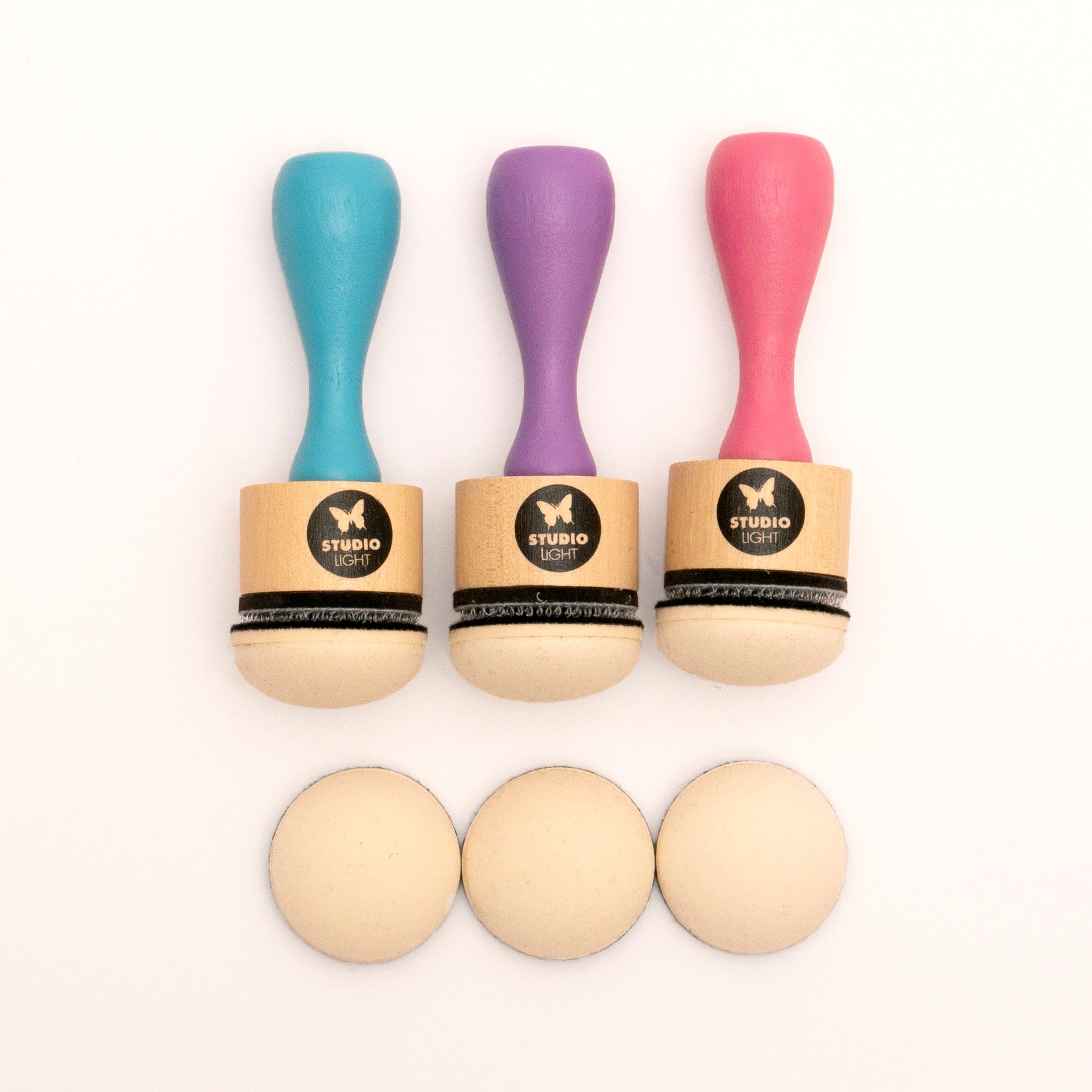 SL 3 Ink Blending Tools With 3 Replacement Foam Pads 30mm Essential Tools 205x125x32mm 6 PC nr.01