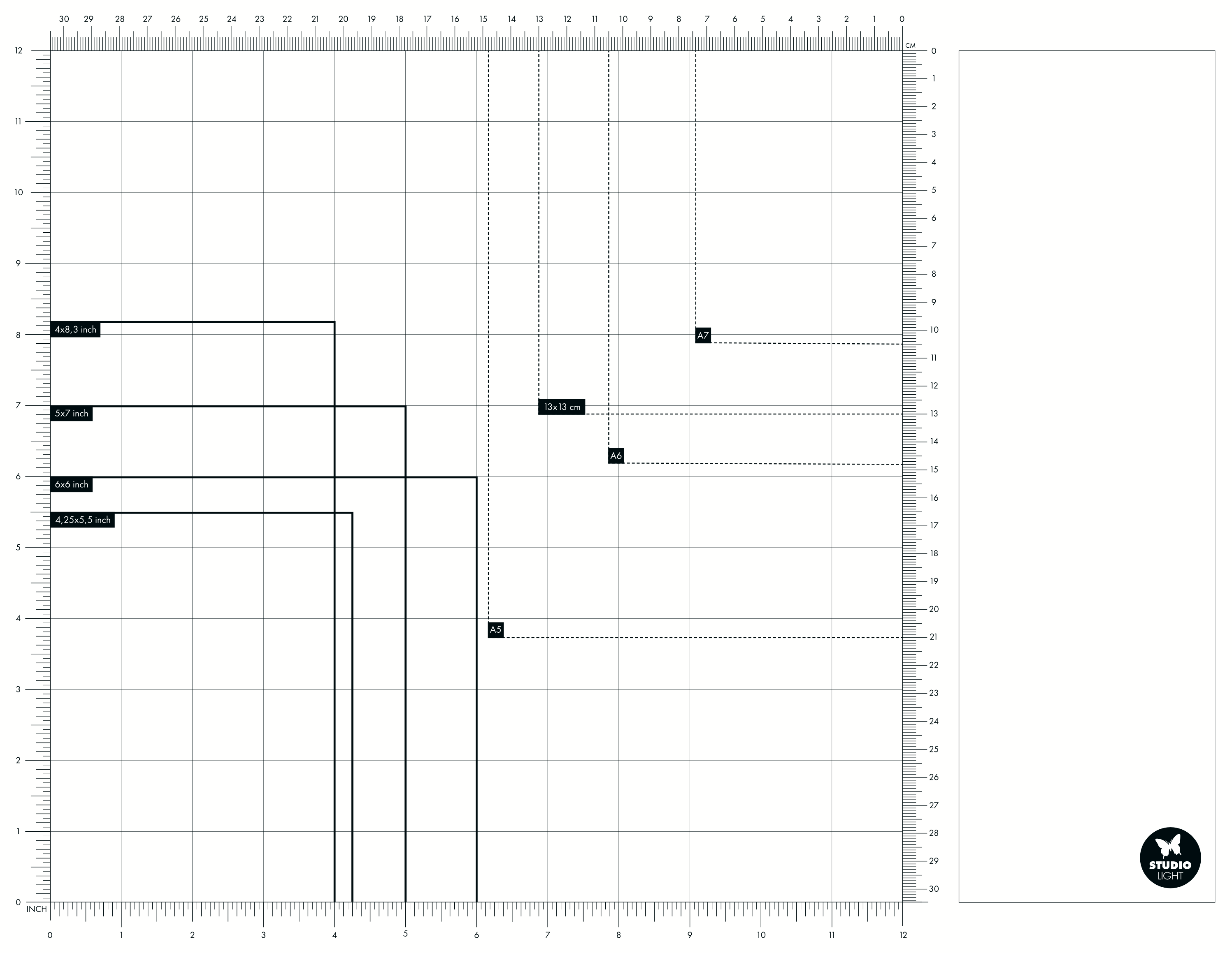 SL Magnetic Glass Mat 4 Magnets Included Essentials 450x350x10mm 1 PC nr.01