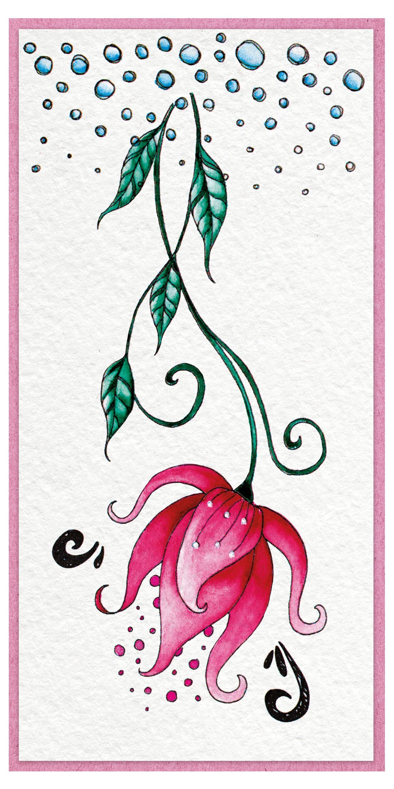 SL Clear Stamp Quirky Long Flowers Essentials 148x210x3mm 1 pc nr.119