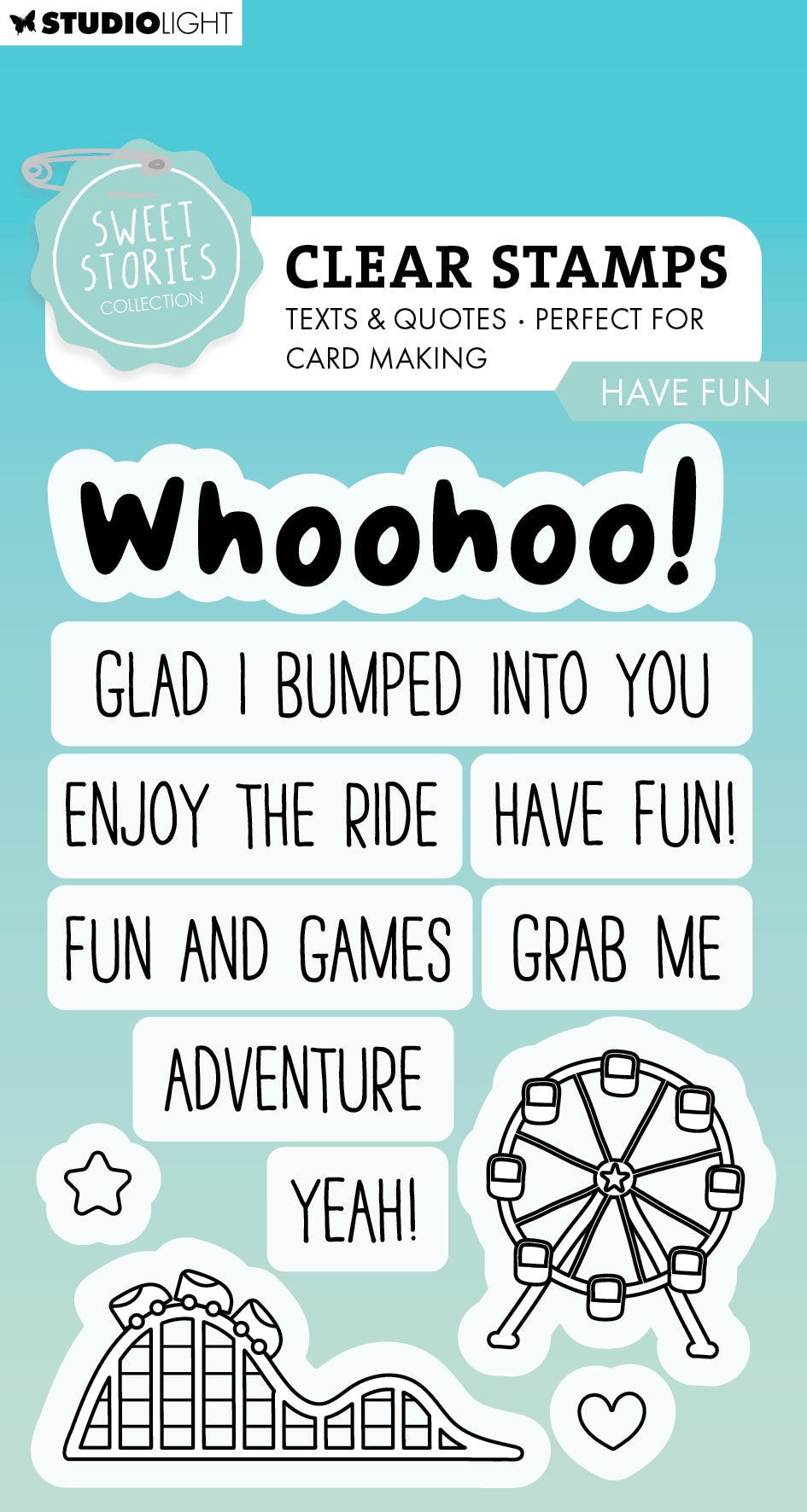 SL Clear Stamp Have Fun Sweet Stories 12 PC