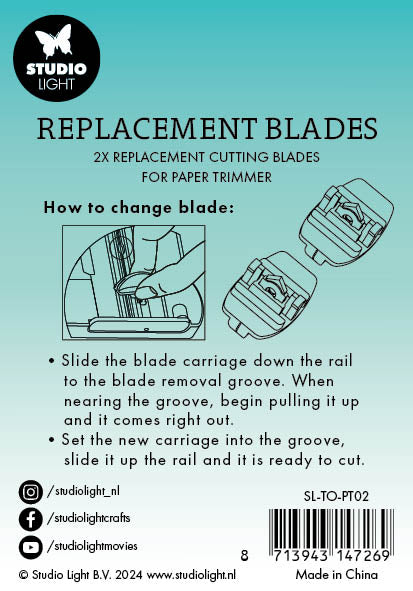 SL Replacement Blades Cutting Essentials Tools 2 PC nr.02