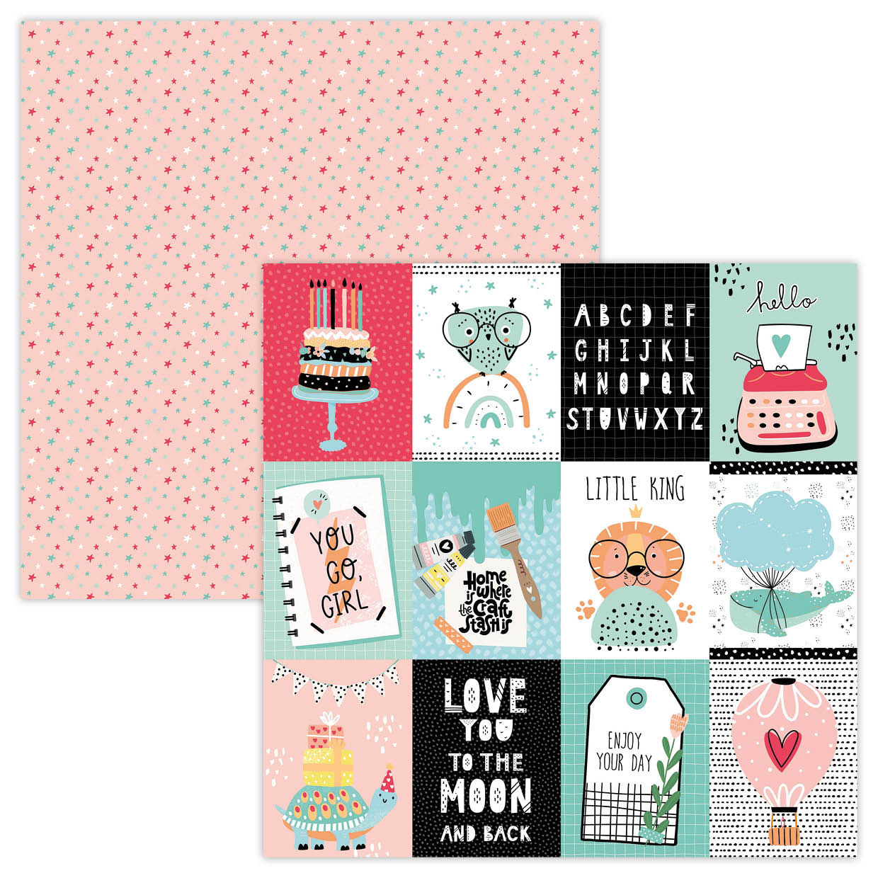 SL Paperset Background Paper Ultimate Scrap Collection 304,8x304,8x3mm 12 SH nr.6