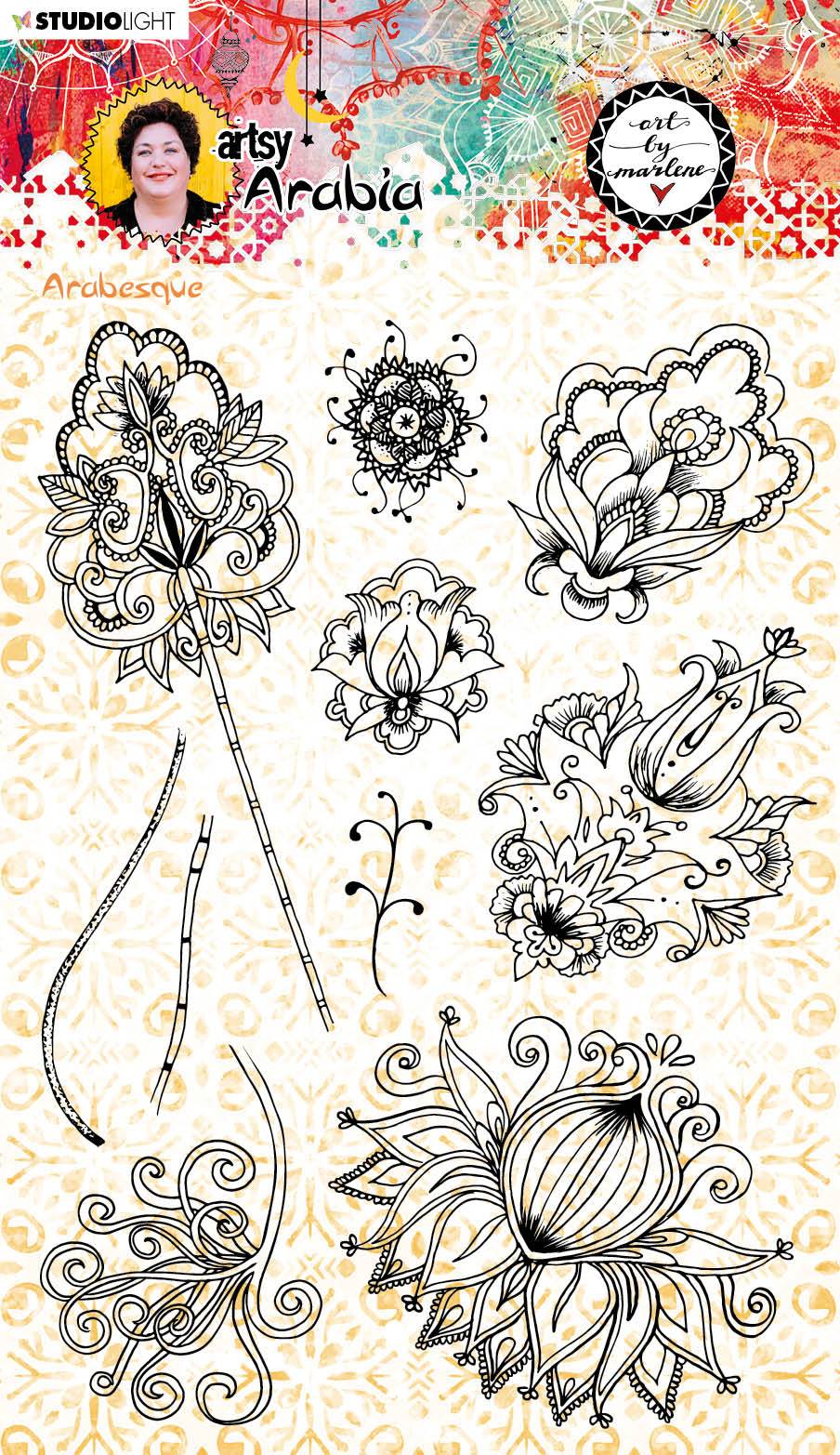 Art By Marlene Clear Clear Stamp Artsy Arabia 148x210mm nr.57