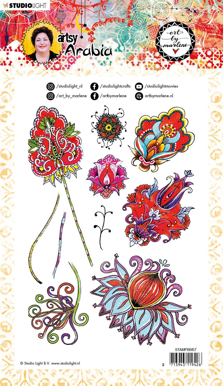 Art By Marlene Clear Clear Stamp Artsy Arabia 148x210mm nr.57