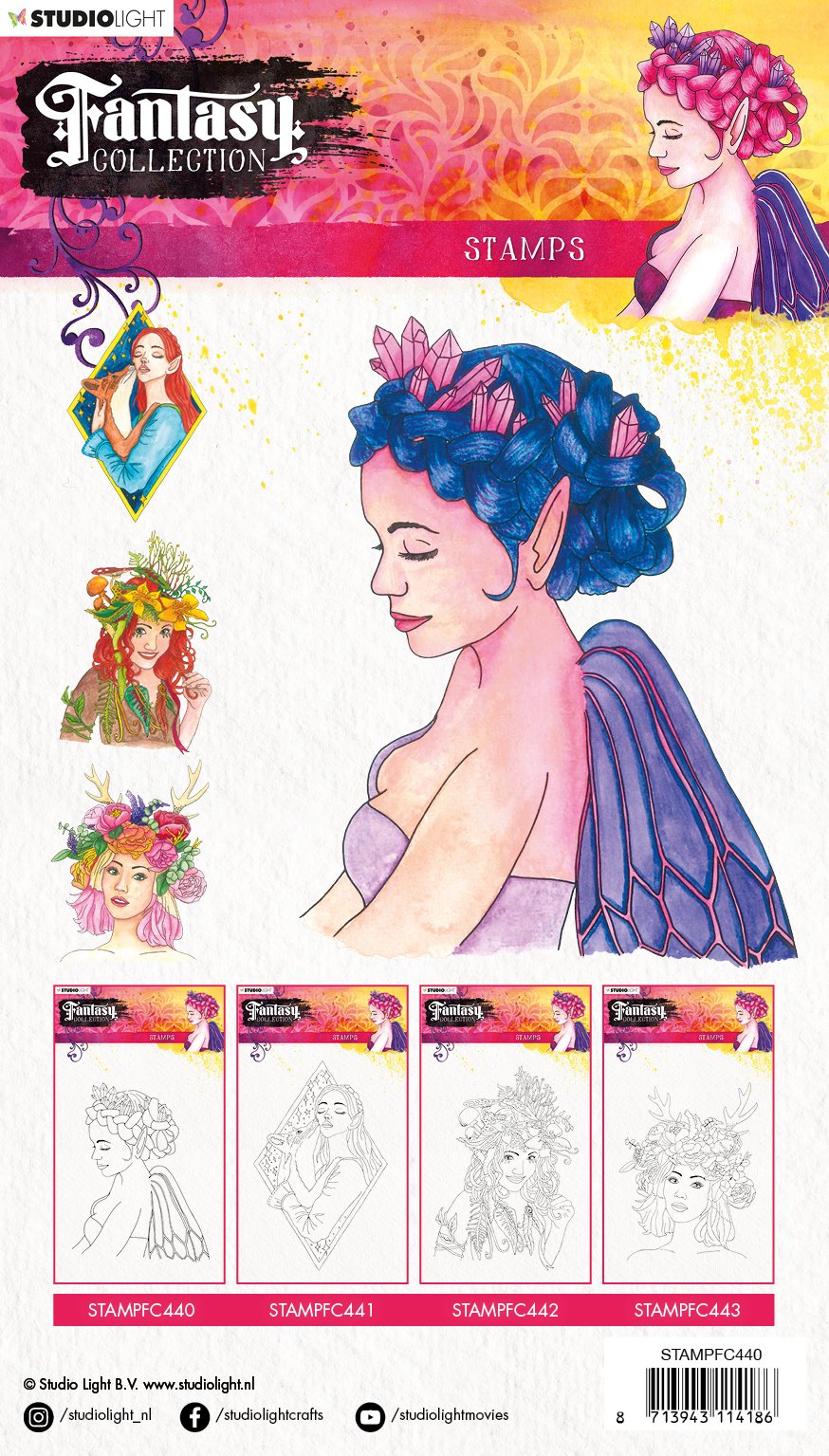Stamp A5 Fairy, Fantasy Collection 2.0 nr.440