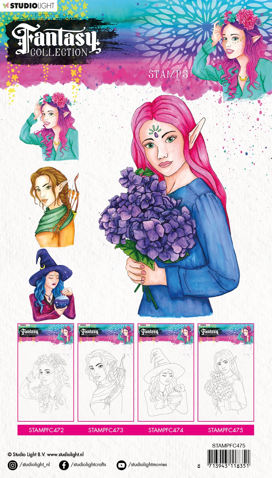 Stamp A5 Fairy, Fantasy Collection 3.0 nr.475