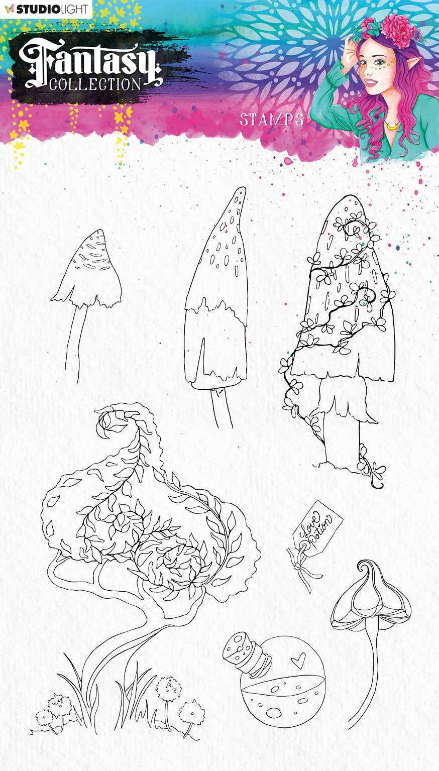 Stamp A5 Element, Fantasy Collection 3.0 nr.477