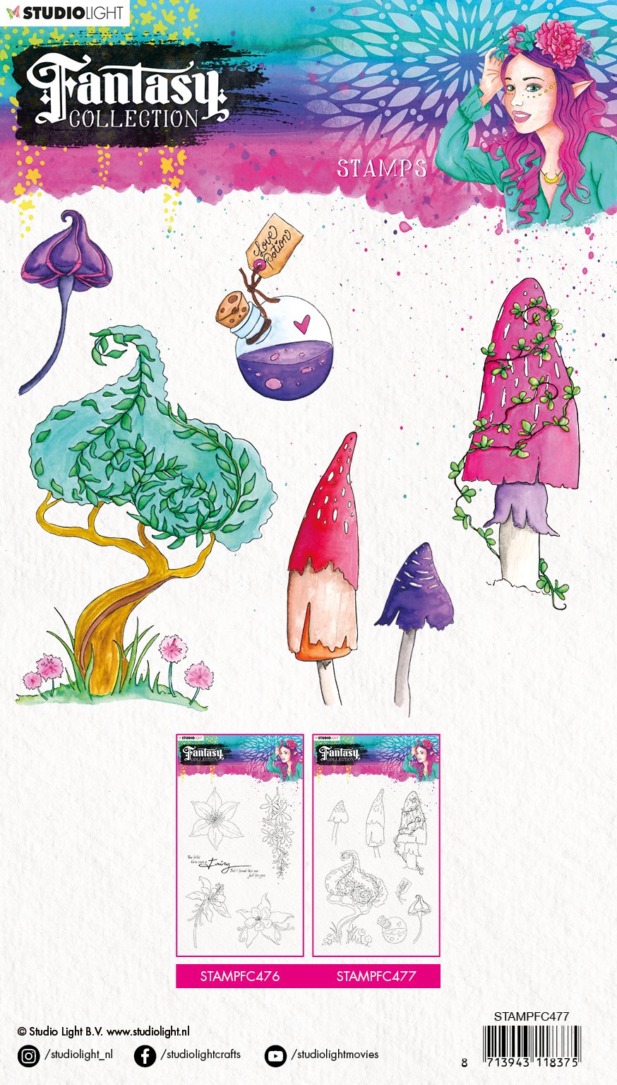 Stamp A5 Element, Fantasy Collection 3.0 nr.477