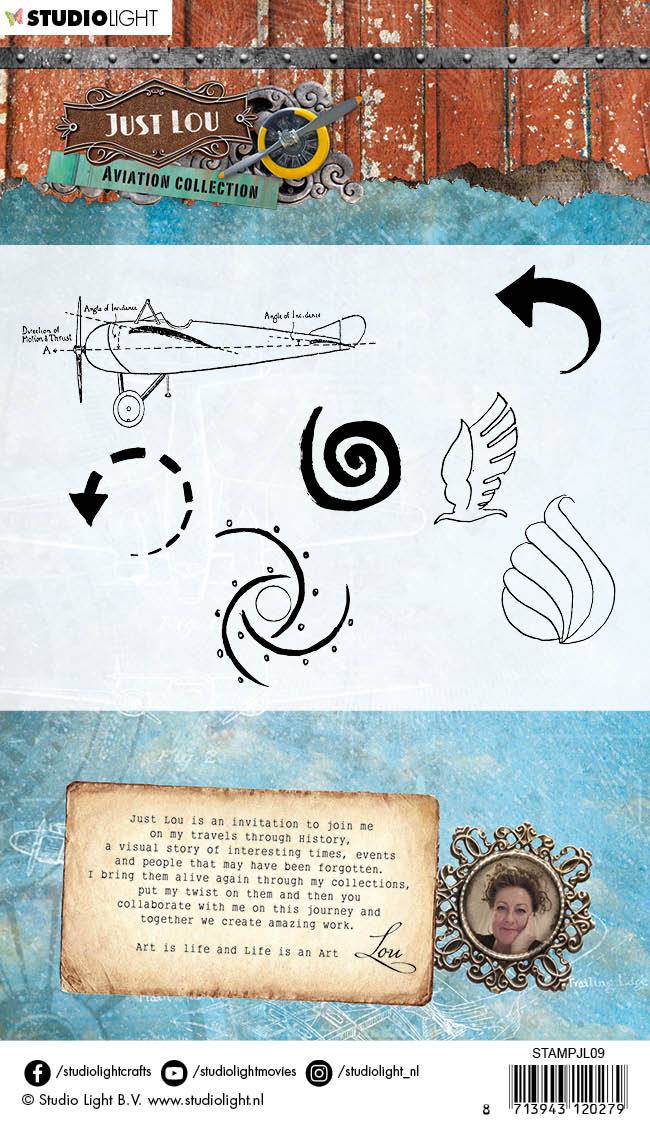 JL Clear Stamp Aviation Collection 105x148mm nr.09
