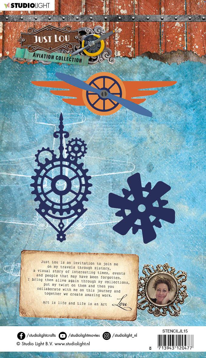 JL Cutting & Embossing Die Aviation Collection 98x120mm nr.15