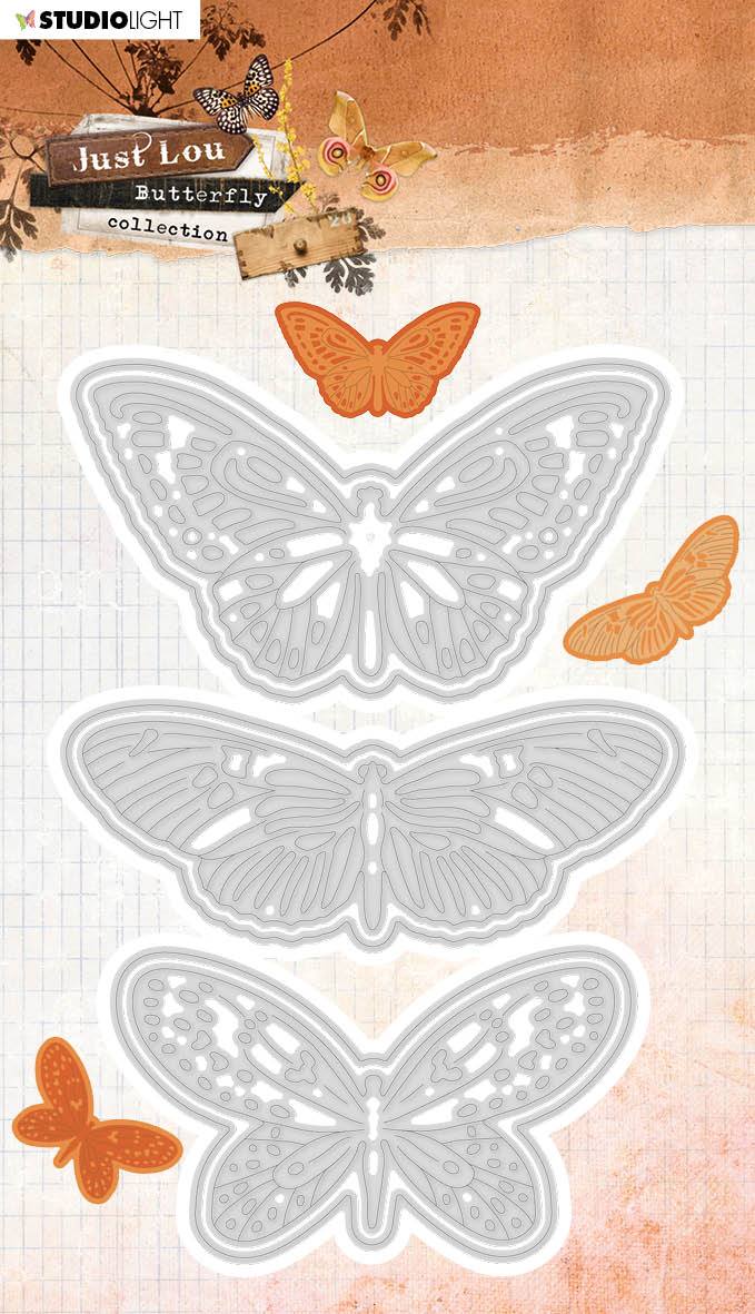 Just Lou Cutting & Embossing Die Butterfly Collection 95x138mm nr.18