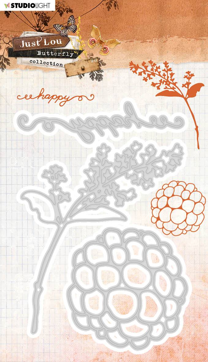 Just Lou Cutting & Embossing Die Butterfly Collection 94x139mm nr.21