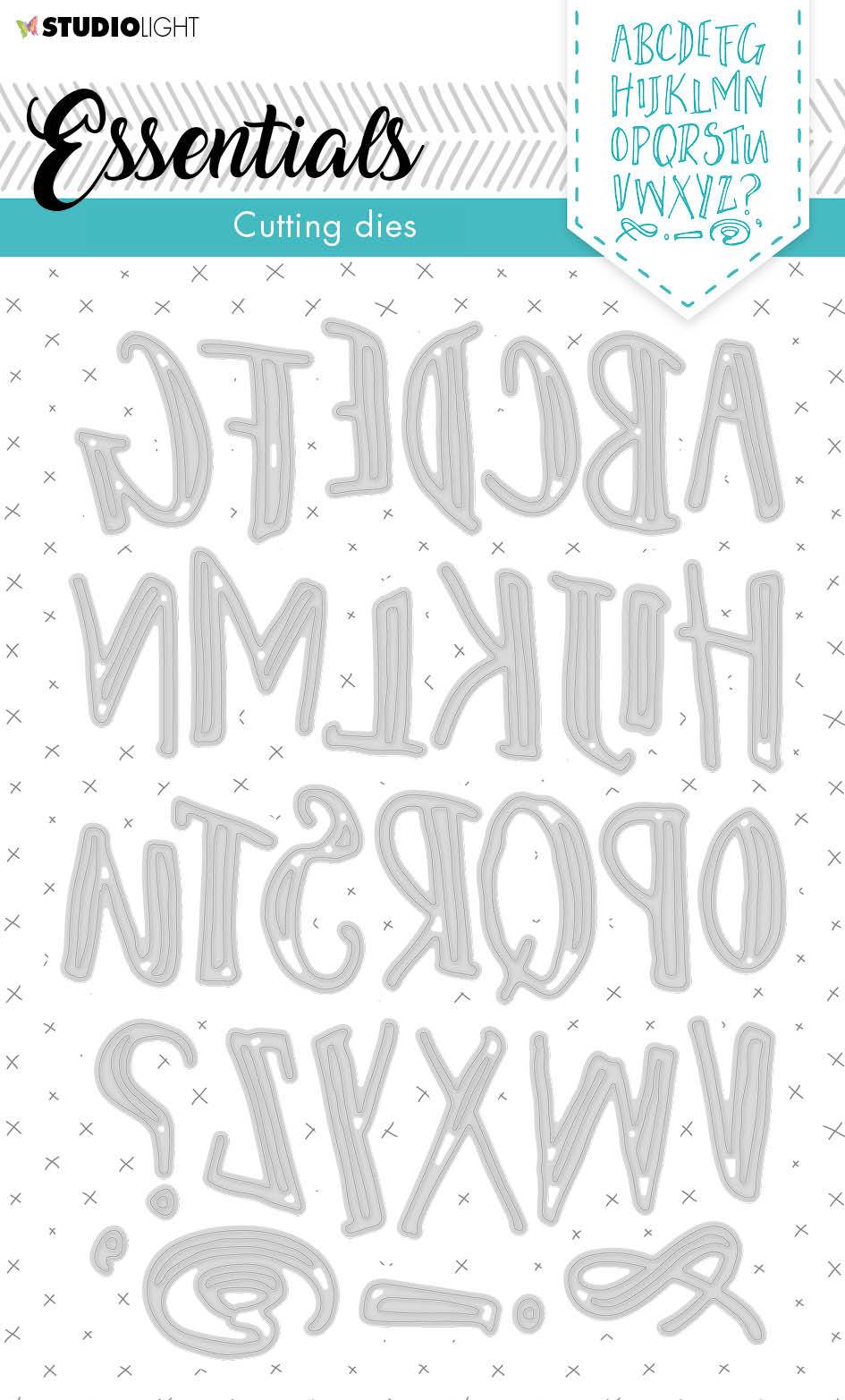 Cutting Die Alphabet Mixed Media Essentials 137x197mm nr.391